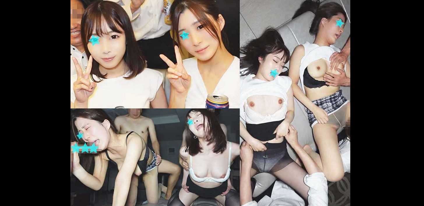 FC2-PPV-2427291 ［合コン乱交］有名大アナウンス研究会女子大生2名×チャラリーマン3名①［高画質］